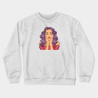 surprised Crewneck Sweatshirt